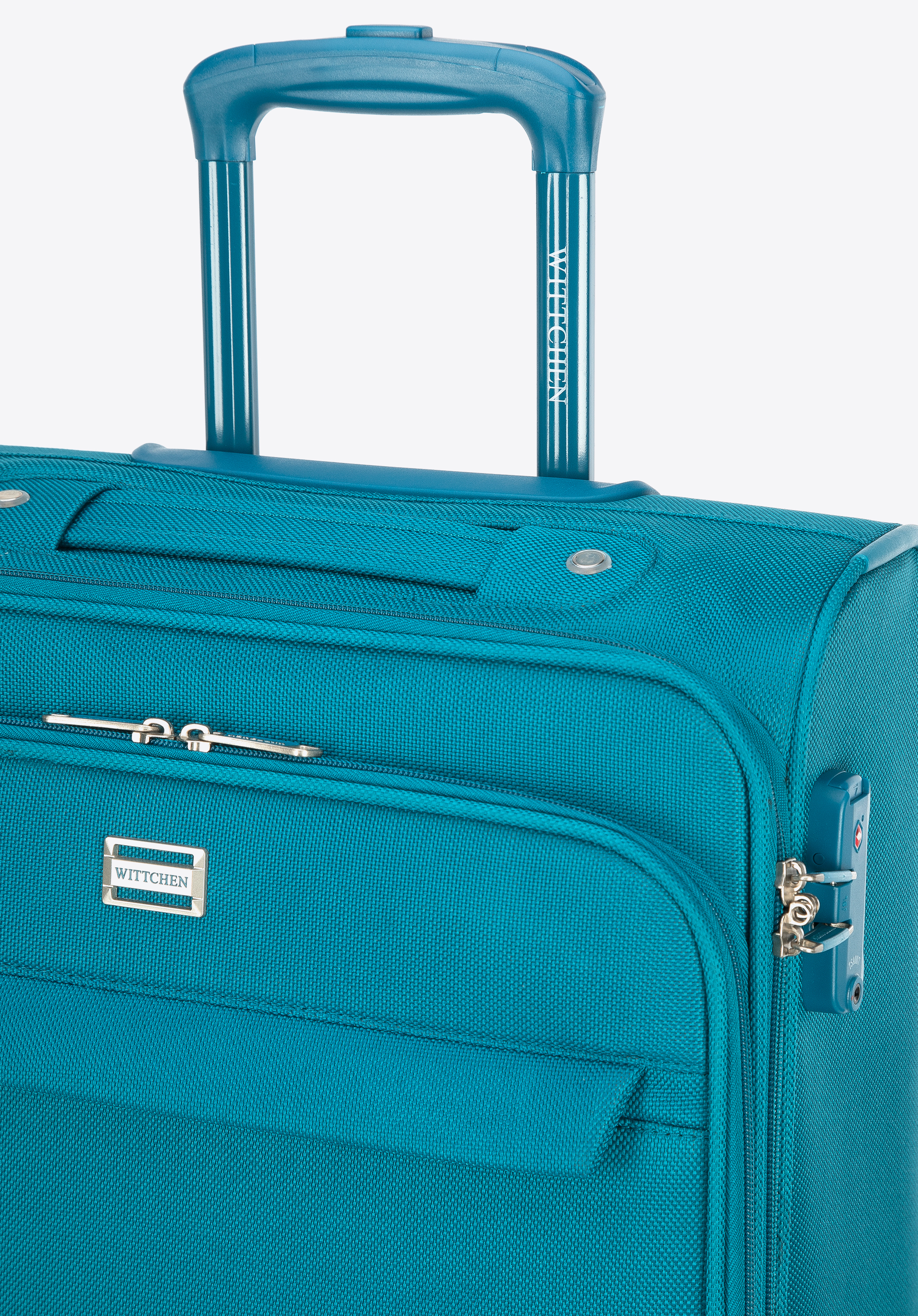 Turquoise carry best sale on luggage