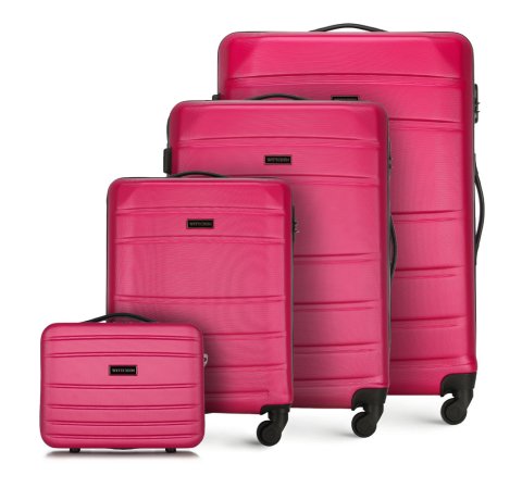 Набір валіз з рифленим ABS 56-3A-65K-34