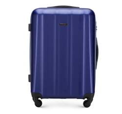 Komplet walizek z polikarbonu z teksturą, niebieski, 56-3P-11K-91, Zdjęcie 1