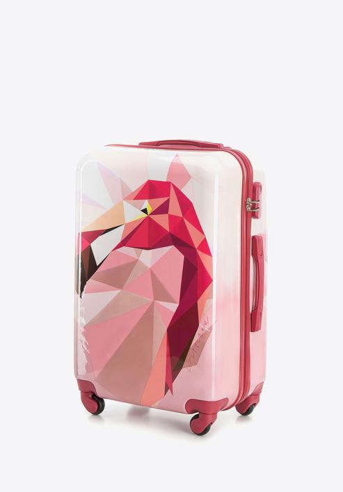 Luggage set with print, pink, 56-3A-64K-55, Photo 5