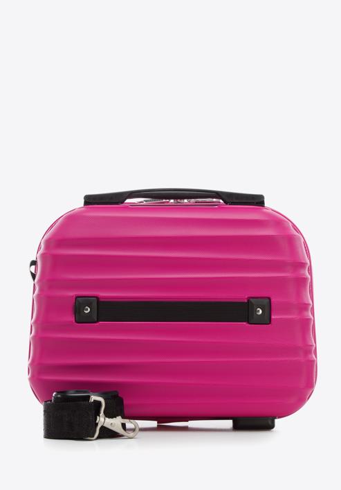 Komplet walizek z ABS-u z żebrowaniem, różowy, 56-3A-31K-55, Zdjęcie 13