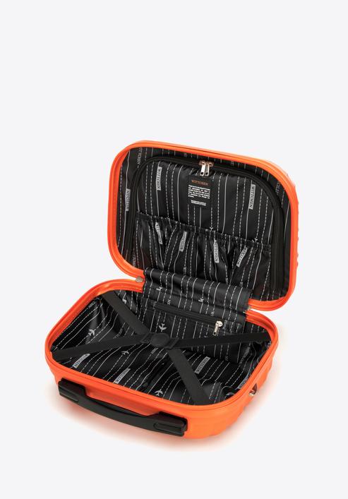 Komplet walizek z ABS-u z żebrowaniem, pomarańczowy, 56-3A-31K-55, Zdjęcie 13