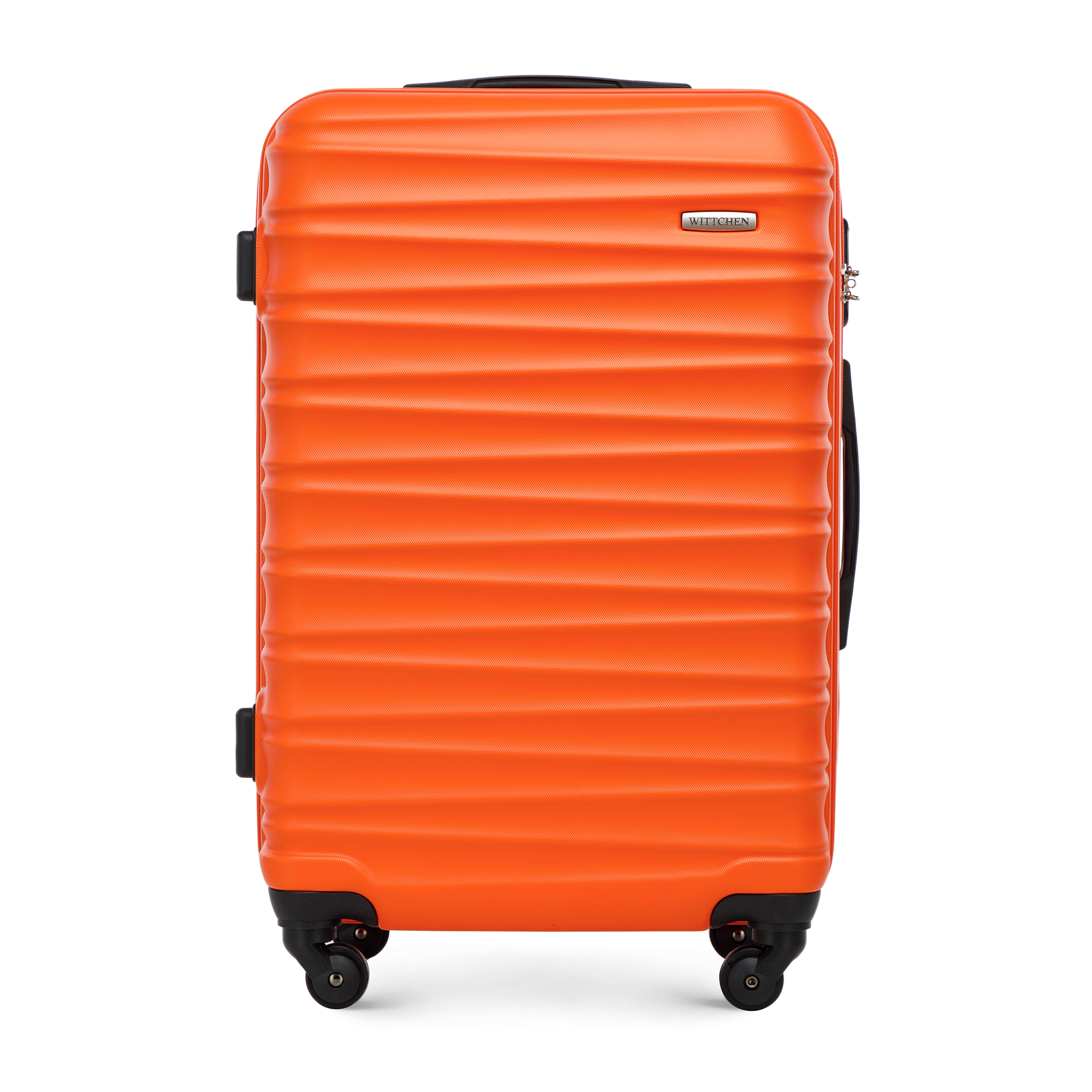 Sada ABS kufrov s rebrinami, oranžová, 56-3A-31K-55, Vyberte variant oranžová