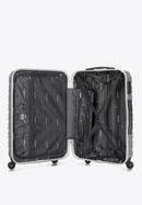 Komplet walizek z ABS-u z żebrowaniem, szary, 56-3A-31K-70, Zdjęcie 6