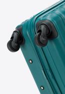 Komplet walizek z ABS-u z żebrowaniem, zielony, 56-3A-31K-11, Zdjęcie 7