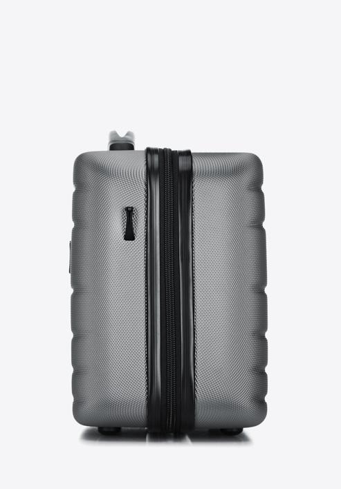 Komplet walizek z ABS-u żłobionych, szary, 56-3A-65K-01, Zdjęcie 14