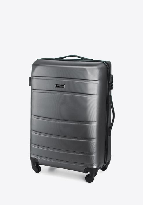 Komplet walizek z ABS-u żłobionych, szary, 56-3A-65K-01, Zdjęcie 5