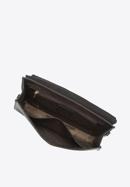 Minimalistic leather clutch bag, black, 92-4E-659-1, Photo 3