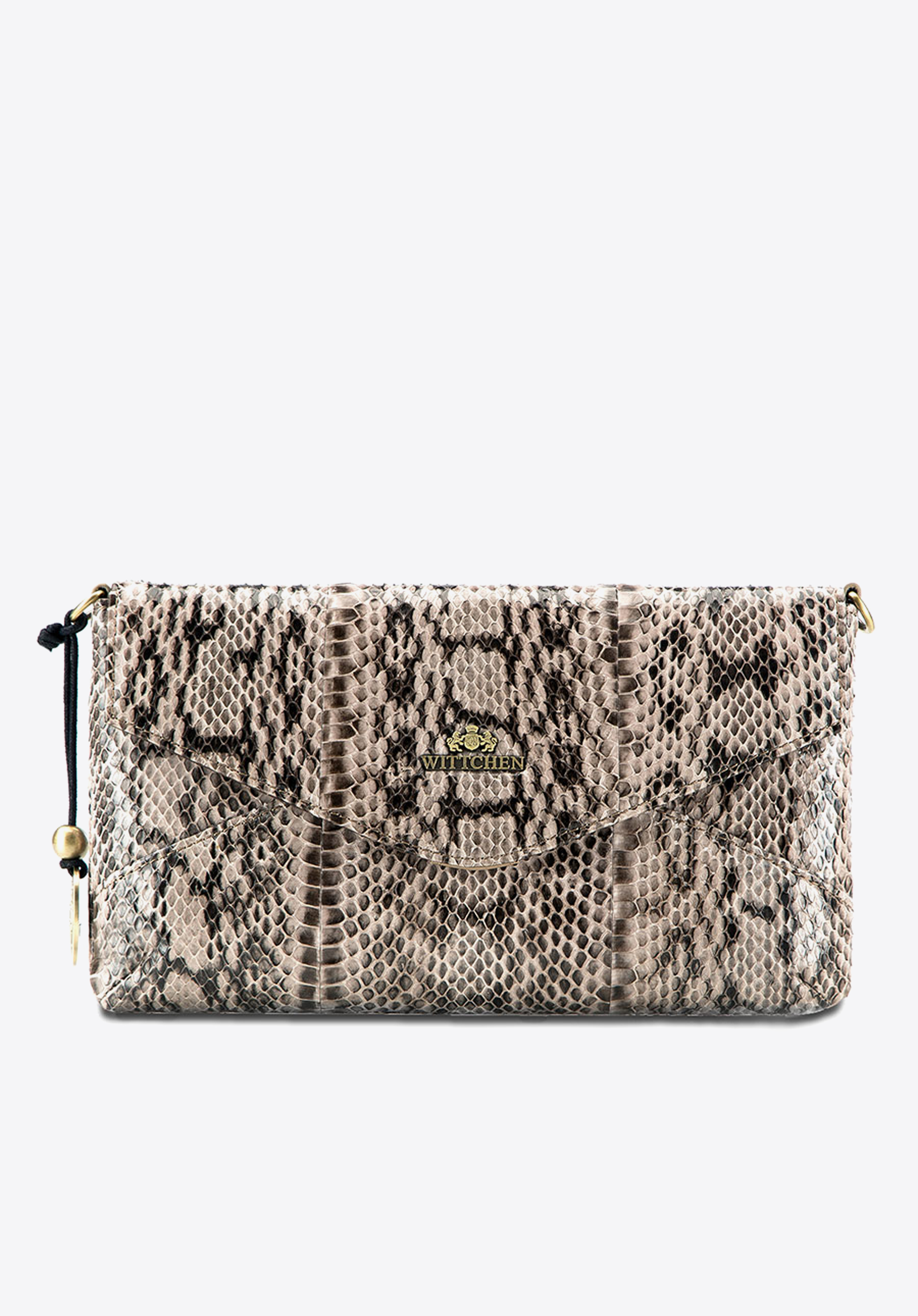 Clutch bag, beige-brown, 19-4-557-B, Photo 1