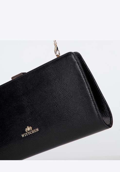 Handbag, black-gold, 93-4E-626-5, Photo 6