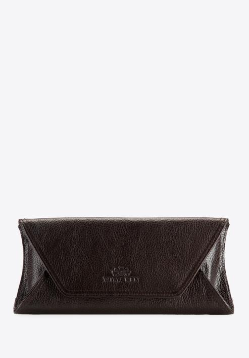 Clutch bag, dark brown, 35-4-578-3, Photo 1