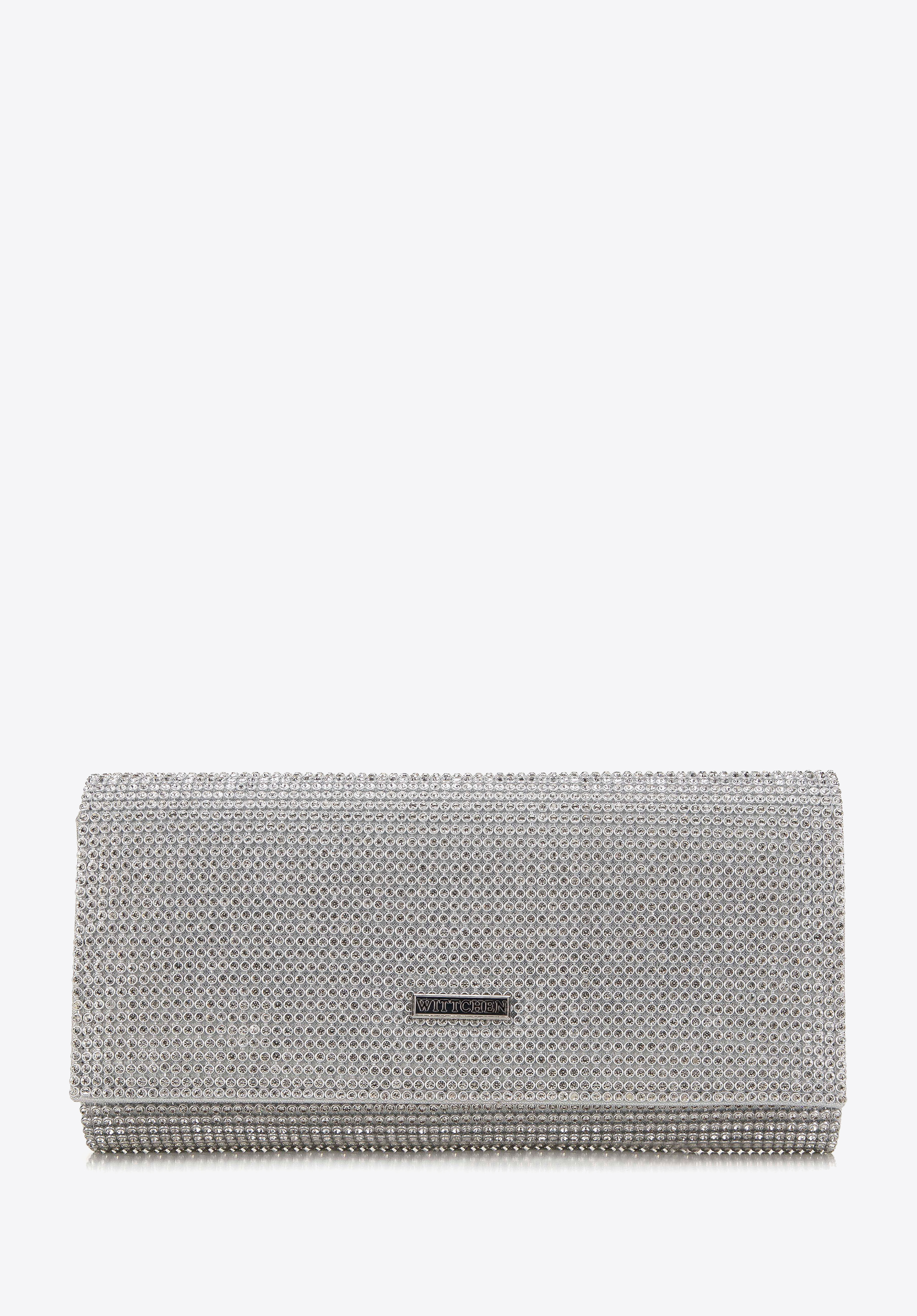 Rhinestone clutch bag