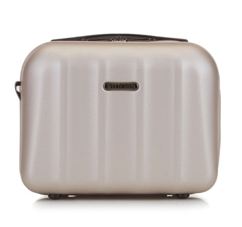 Textured polycarbonate travel case, champagne, 56-3P-114-86, Photo 1