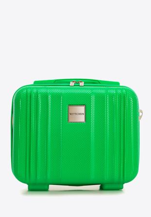 Textured polycarbonate travel case, green, 56-3P-304-85, Photo 1