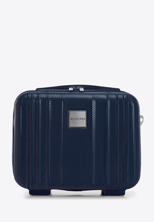 Textured polycarbonate travel case, navy blue, 56-3P-304-90, Photo 1