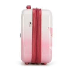 Kosmetyczka podróżna z ABS-u z nadrukiem, różowy, 56-3A-644-35, Zdjęcie 1