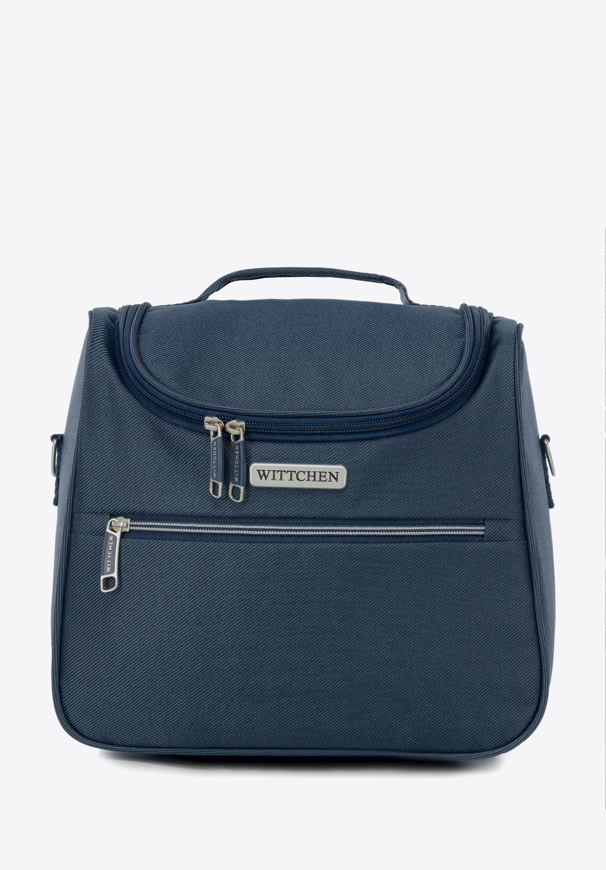 Softside travel cosmetic bag, navy blue, 56-3S-174-90, Photo 1