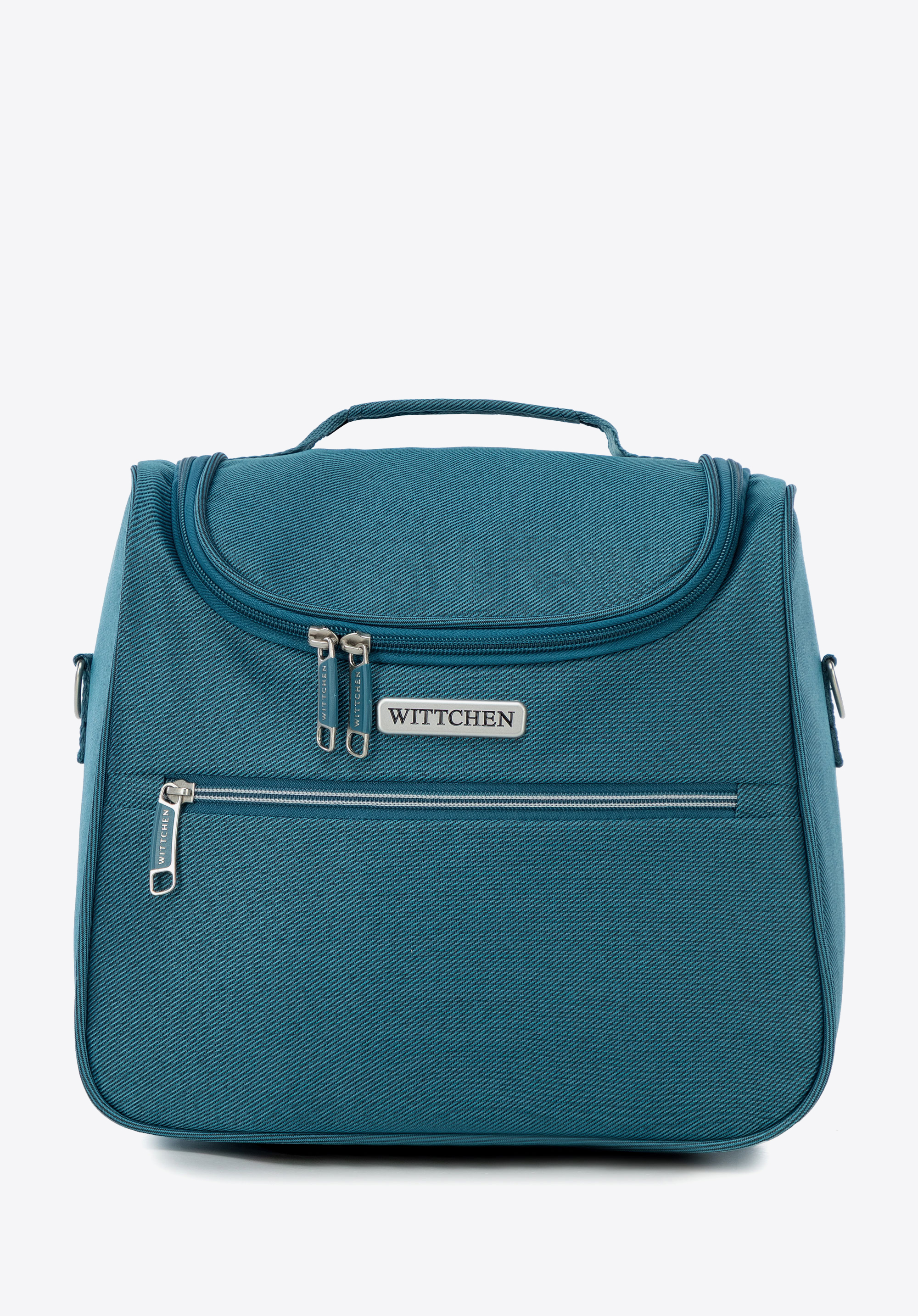 Softside travel cosmetic bag, teal blue, 56-3S-174-95, Photo 1
