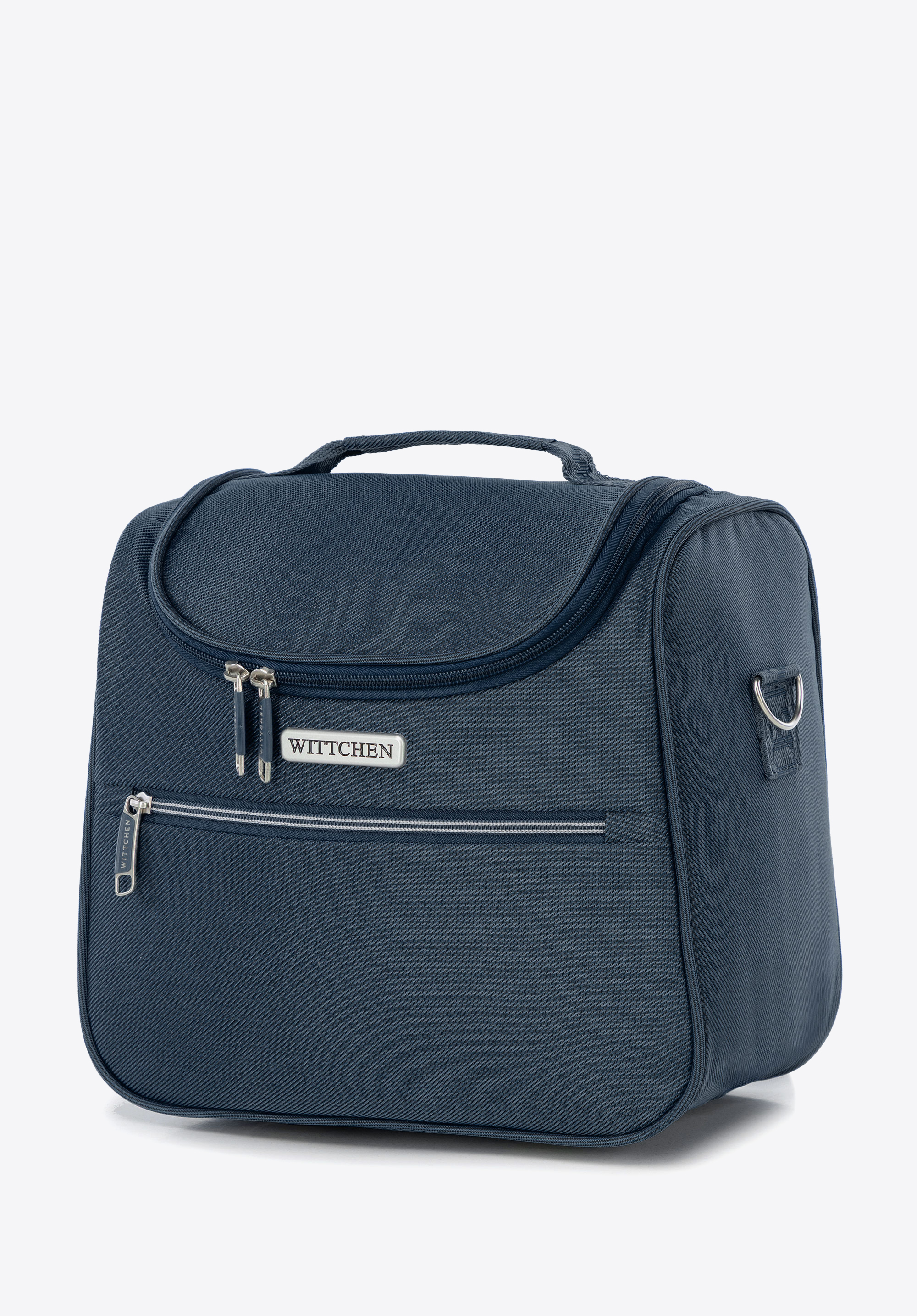 Softside travel cosmetic bag, navy blue, 56-3S-174-90, Photo 1