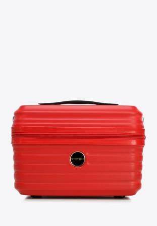 Cosmetic case made of ABS material, red, 56-3A-744-30, Photo 1