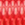 червоний - Дорожня косметичка з діагональними смужками з ABS - 56-3A-744-30