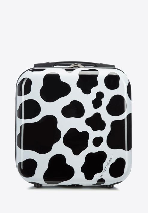 ABS travel case with colourful print, black-white, 56-3A-644-55, Photo 1