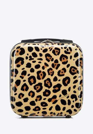 ABS travel case with colourful print, beige-brown, 56-3A-644-L, Photo 1