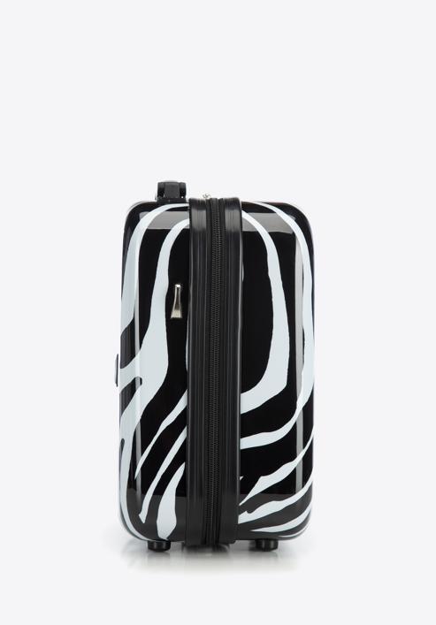 Komplet walizek z ABS-u w zwierzęcy wzór, biało-czarny, 56-3A-64K-C, Zdjęcie 12