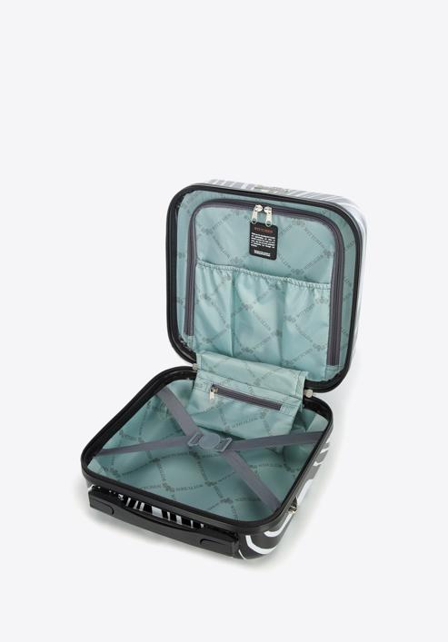 Komplet walizek z ABS-u w zwierzęcy wzór, biało-czarny, 56-3A-64K-Z, Zdjęcie 13