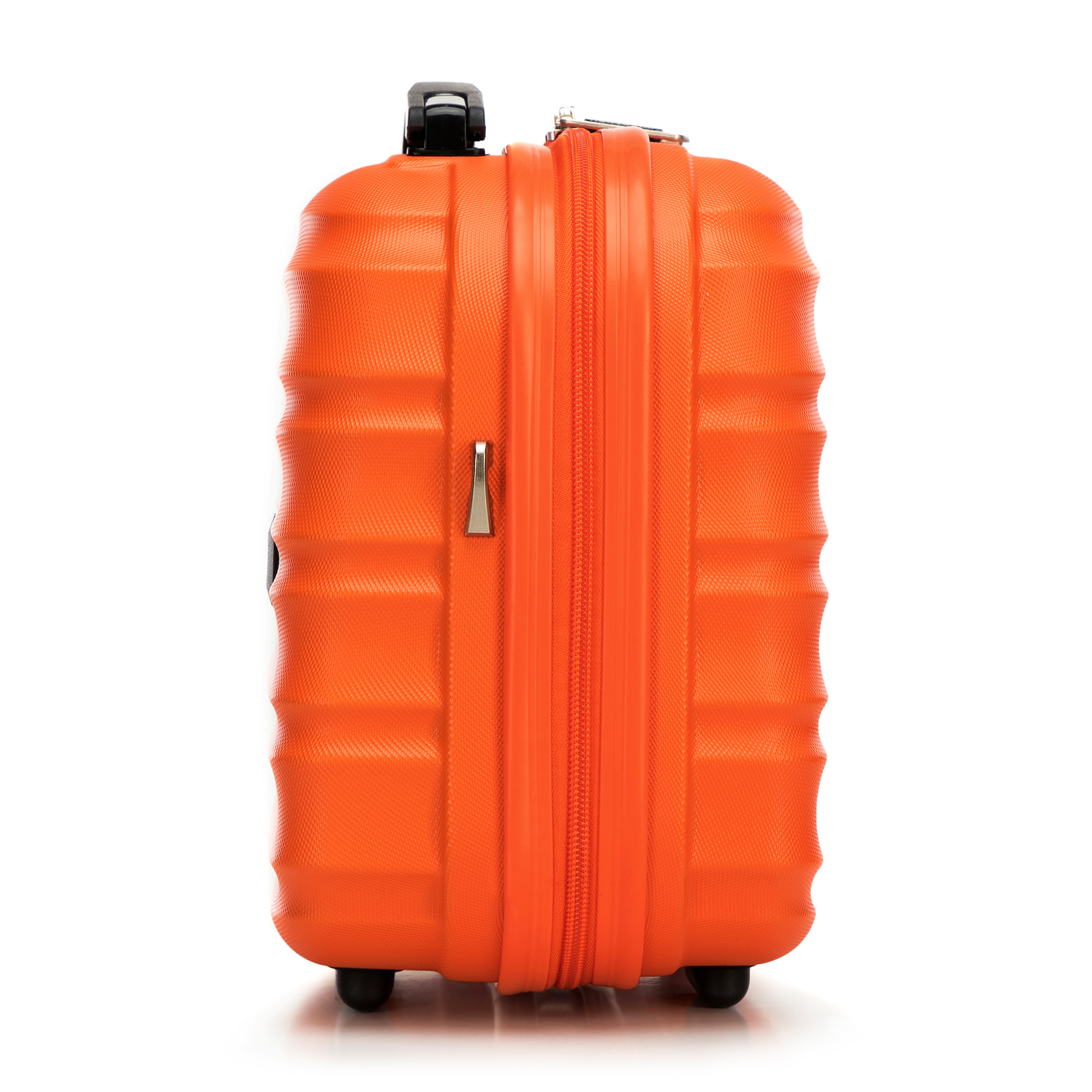 Kozmetický kufrík z ABS s rebrovaným povrchom 56-3A-314-55, Vyberte variant oranžová