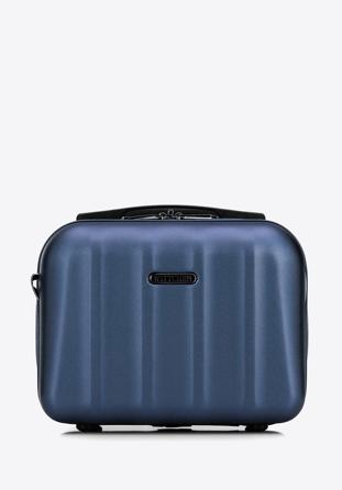 Textured polycarbonate travel case, dark blue, 56-3P-114-96, Photo 1