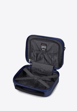 Textured polycarbonate travel case, blue, 56-3P-114-90, Photo 1