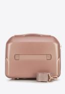 Polycarbonate travel case with a rose gold zipper, muted pink, 56-3P-134-88, Photo 4