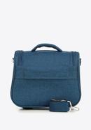Cosmetic bag with contrasting zip detail, teal blue, 56-3S-504-91, Photo 4