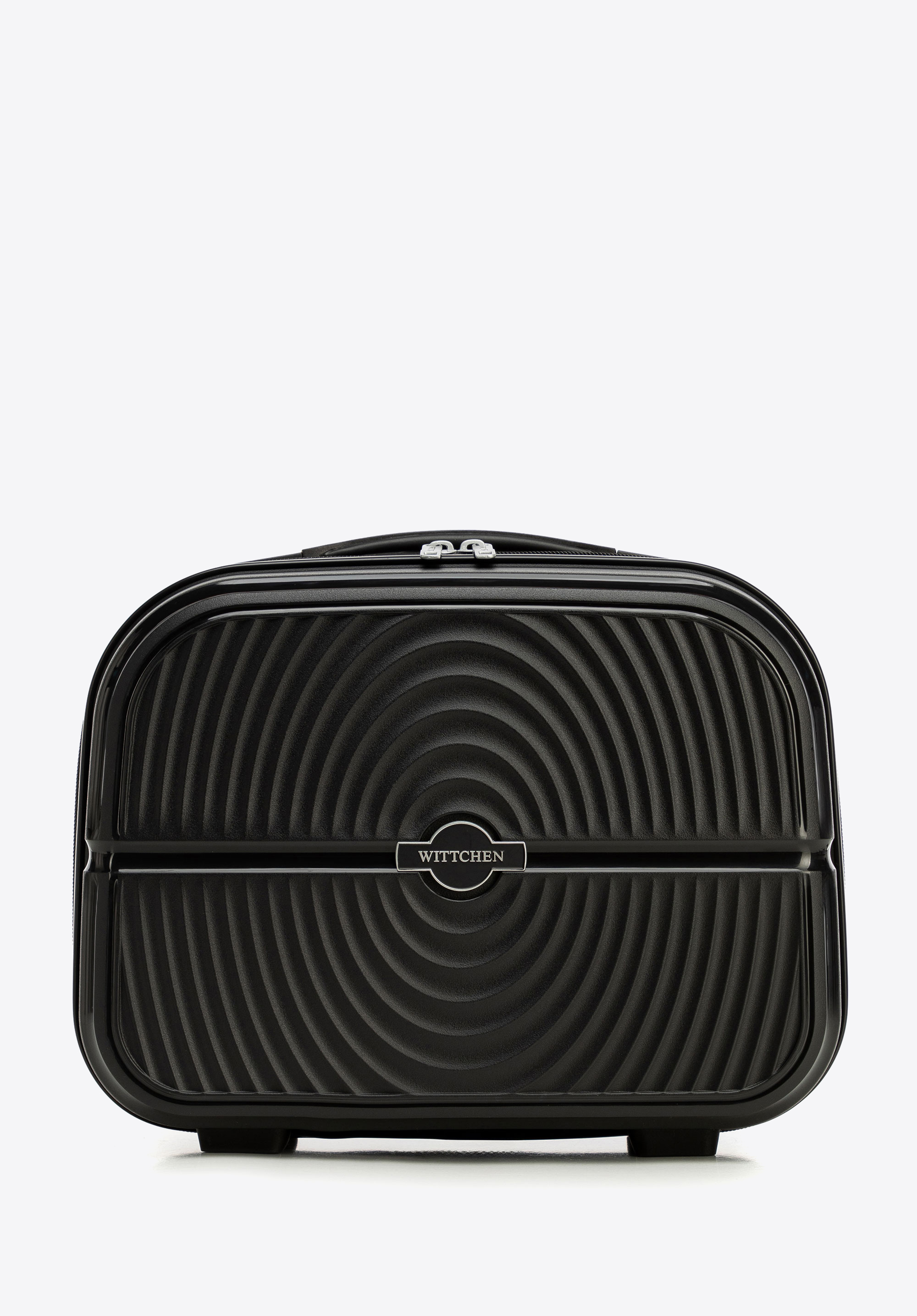 WITTCHEN Kosmetyczka z polipropylenu w okręgi czarna