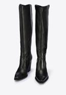 Tall leather cowboy boots, black, 95-D-805-1-41, Photo 2