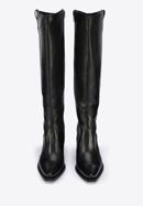 Tall leather cowboy boots, black, 95-D-805-1-41, Photo 3