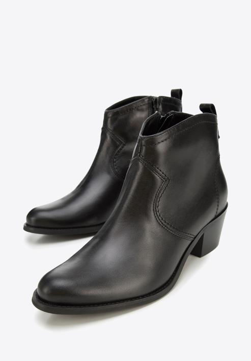 Cowboy ankle boots, black, 94-D-811-Z-36, Photo 7