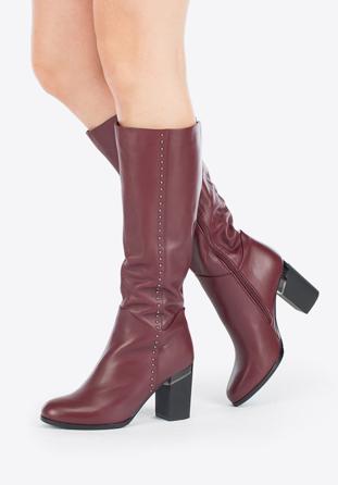 Women's shoes, burgundy, 87-D-950-2-36, Photo 1