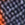 синьо - помаранчевий - Шовкова краватка з малюнком - 97-7K-001-X6