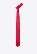 Krawat jedwabny wzorzysty, czerwony, 97-7K-001-X7, Zdjęcie 2
