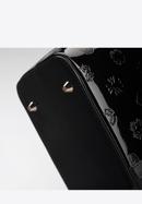 Patent leather handbag, black, 34-4-236-1, Photo 4