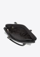 Patent leather monogram tote bag, black, 34-4-238-1, Photo 3