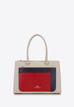 Women's bag, beige-red, 92-4E-622-0, Photo 1