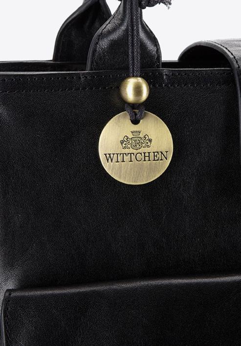 Shopper bag, black, 39-4-528-1, Photo 11