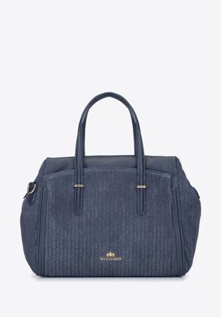 Tote bag, navy blue, 93-4E-213-N, Photo 1