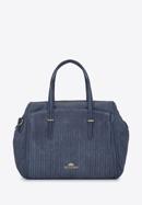 Tote bag, navy blue, 93-4E-213-1, Photo 1
