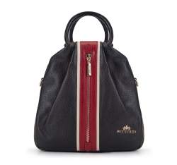 Women's handbag, black-red, 93-4E-307-13, Photo 1
