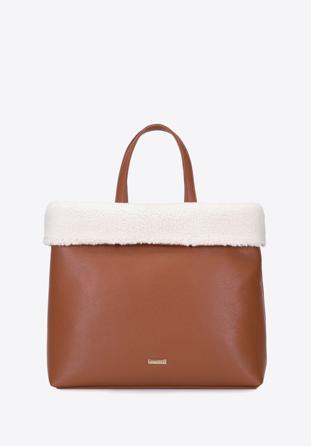 Handbag, brown, 93-4Y-504-5, Photo 1