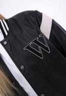 Leather varsity jacket, black-white, 97-09-203-10-L/XL, Photo 22